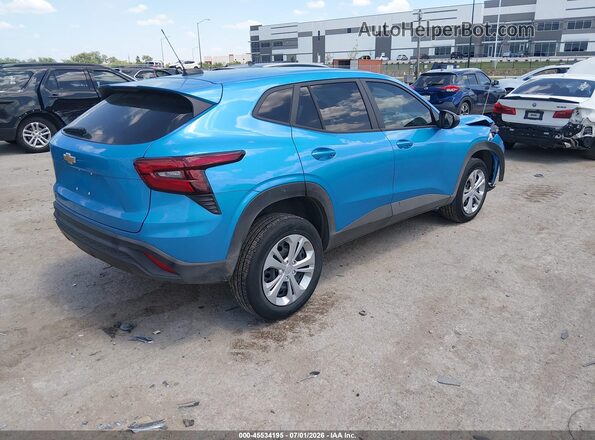 KL77LFEP5SC343416 2025 CHEVROLET TRAX Blue Rear right