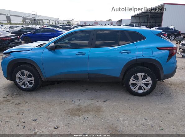 KL77LFEP5SC343416 2025 CHEVROLET TRAX Blue 360 interior view