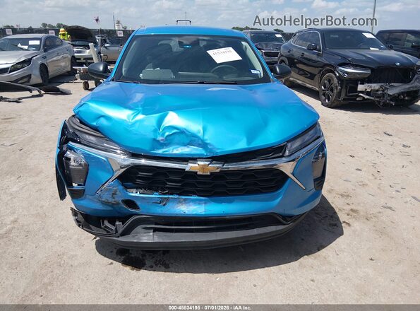 KL77LFEP5SC343416 2025 CHEVROLET TRAX Blue Instrument cluster view