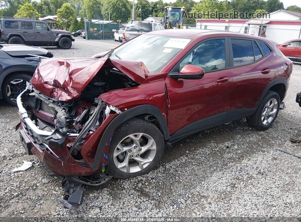KL77LFEP7SC127034 2025 CHEVROLET TRAX Красный Передняя левая четверть