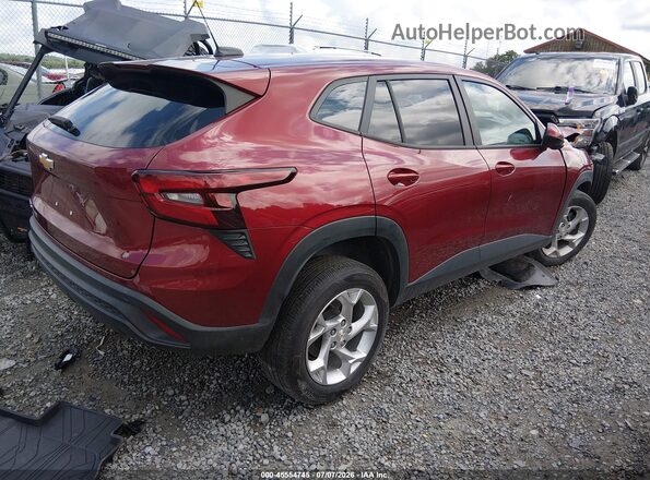KL77LFEP7SC127034 2025 CHEVROLET TRAX Красный Задняя правая четверть