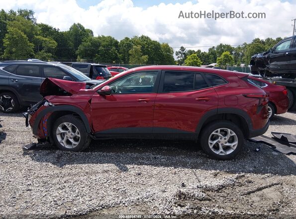 KL77LFEP7SC127034 2025 CHEVROLET TRAX Красный Панорамный вид салона 360°