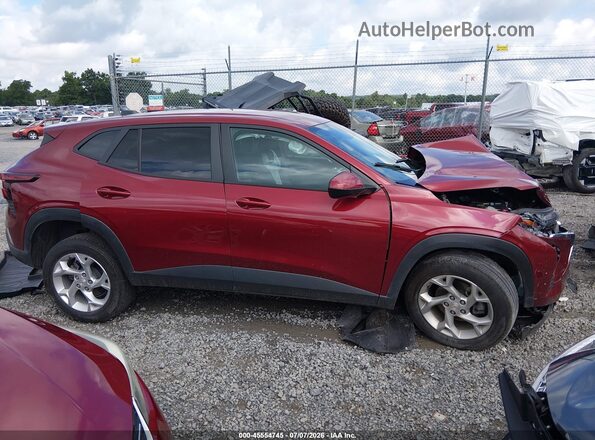 KL77LFEP7SC127034 2025 CHEVROLET TRAX Красный Вид задней части салона