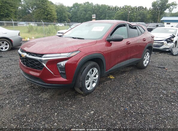 KL77LFEP7SC227621 2025 CHEVROLET TRAX Red Przód lewy
