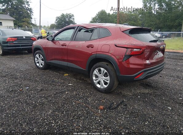 KL77LFEP7SC227621 2025 CHEVROLET TRAX Red Tył lewy
