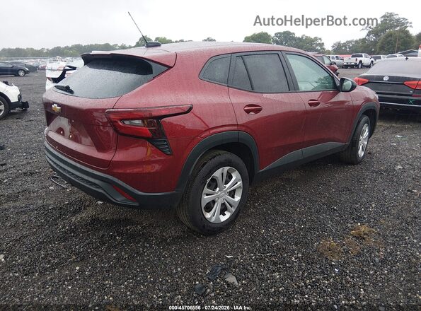 KL77LFEP7SC227621 2025 CHEVROLET TRAX Red Tył prawy