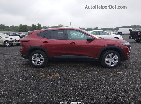 KL77LFEP7SC227621 2025 CHEVROLET TRAX Red Widok wnętrza 360 stopni