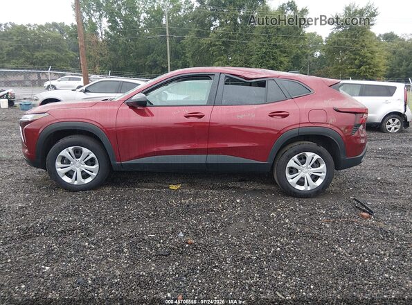 KL77LFEP7SC227621 2025 CHEVROLET TRAX Red 