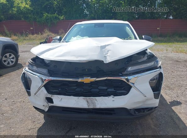KL77LFEP8SC118052 2025 CHEVROLET TRAX White Vista frontal
