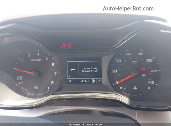 KL77LFEP8SC118052 2025 CHEVROLET TRAX White Vista de los asientos traseros