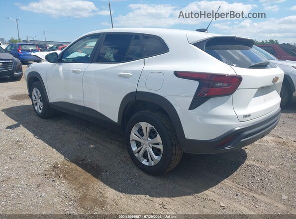 KL77LFEP8SC118052 2025 CHEVROLET TRAX White Trasero izquierdo