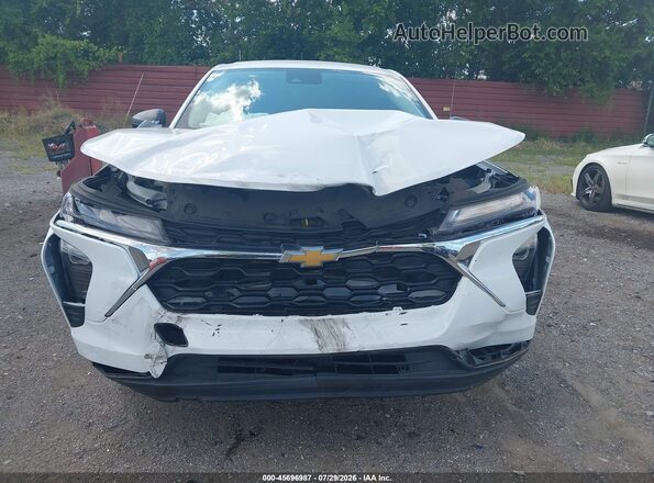 KL77LFEP8SC118052 2025 CHEVROLET TRAX White Vista del cuadro de instrumentos
