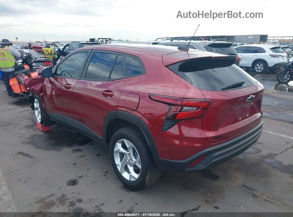 KL77LFEP8SC257694 2025 CHEVROLET TRAX Красный Задняя левая четверть