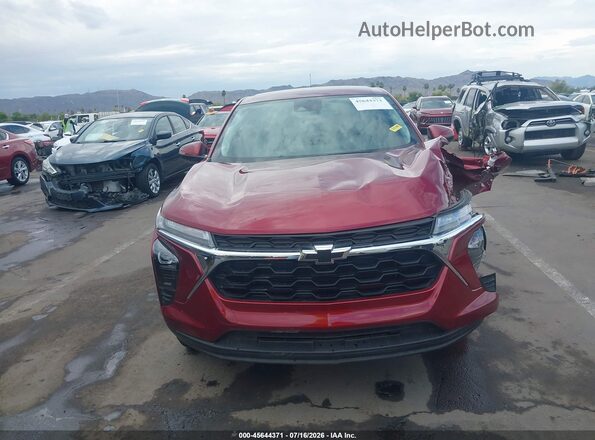 KL77LFEP8SC257694 2025 CHEVROLET TRAX Красный Вид щитка приборов