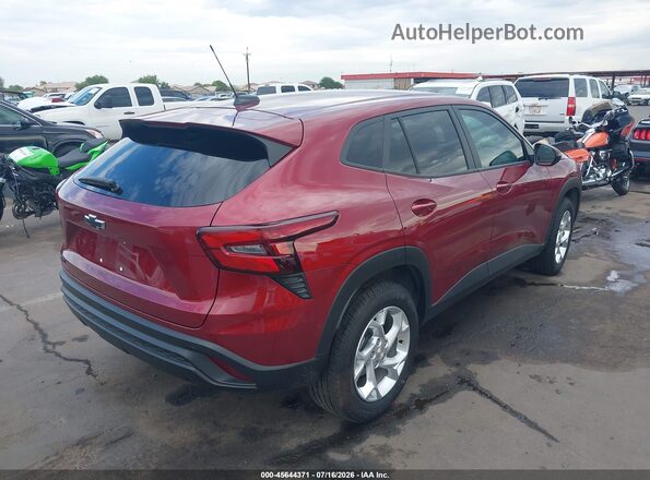 KL77LFEP8SC257694 2025 CHEVROLET TRAX Красный Задняя правая четверть