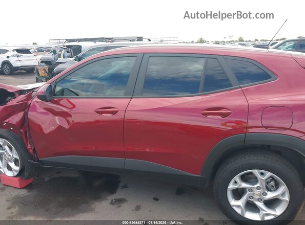 KL77LFEP8SC257694 2025 CHEVROLET TRAX Красный Панорамный вид салона 360°