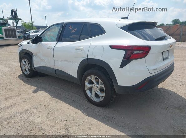 KL77LFEP8SC310877 2025 CHEVROLET TRAX White Задня ліва чверть