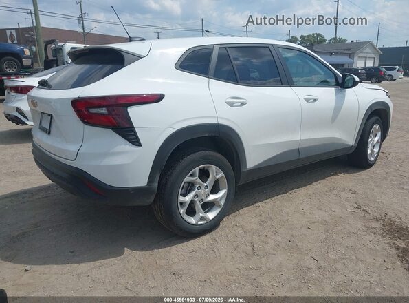 KL77LFEP8SC310877 2025 CHEVROLET TRAX White Задня права чверть