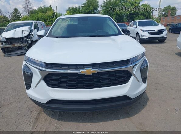 KL77LFEP8SC310877 2025 CHEVROLET TRAX White Вид щитка приладів