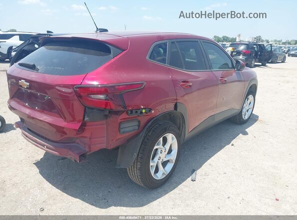 KL77LFEP9SC019286 2025 CHEVROLET TRAX Red უკანა მარჯვენა