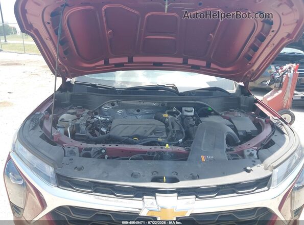 KL77LFEP9SC019286 2025 CHEVROLET TRAX Red უკანა ხედი
