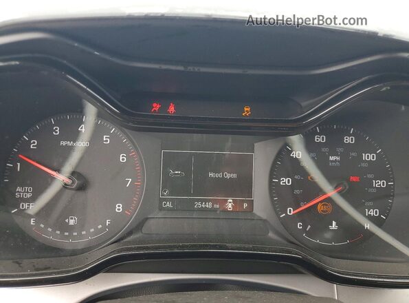 KL77LFEP9SC147348 2025 CHEVROLET TRAX Черный Вид щитка приборов