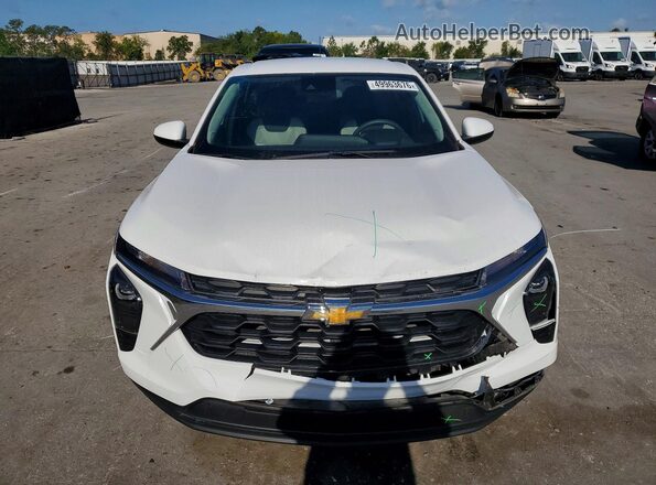 KL77LFEPXSC106744 2025 CHEVROLET TRAX White Vista frontal
