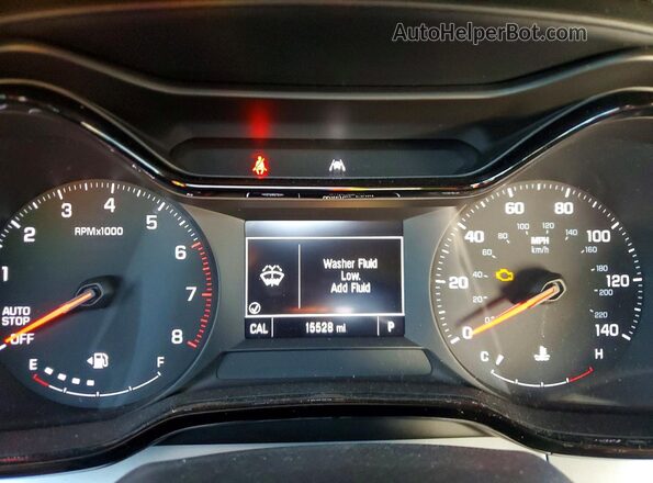 KL77LFEPXSC106744 2025 CHEVROLET TRAX White Vista del cuadro de instrumentos
