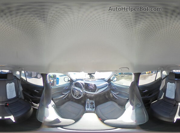 KL77LFEPXSC106744 2025 CHEVROLET TRAX White Vista interior de 360 grados