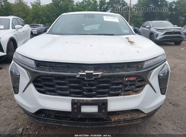 KL77LGE20RC221566 2024 CHEVROLET TRAX White ხელსაწყოთა პანელის ხედი