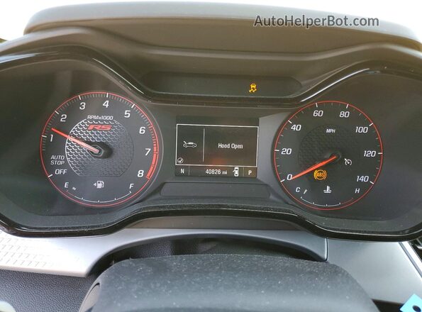 KL77LGE21RC228297 2024 CHEVROLET TRAX Yellow Vista del cuadro de instrumentos