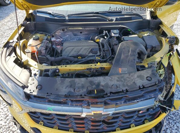 KL77LGE21RC228297 2024 CHEVROLET TRAX Yellow Vista del compartimento del motor