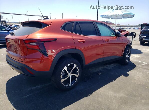 KL77LGE22RC057799 2024 CHEVROLET TRAX Orange Հետևի աջ