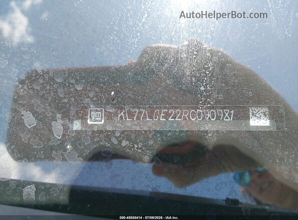 KL77LGE22RC090981 2024 CHEVROLET TRAX Green Շարժիչի բաժամունքի տեսք