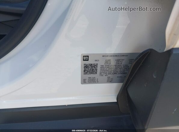 KL77LGE22RC104569 2024 CHEVROLET TRAX Белый Вид подкапотного пространства