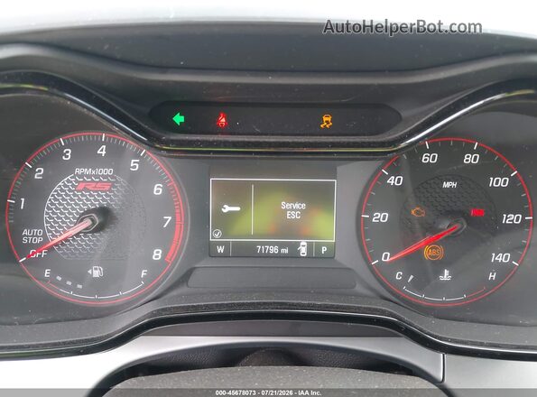 KL77LGE22RC192393 2024 CHEVROLET TRAX Серый Вид задних сидений
