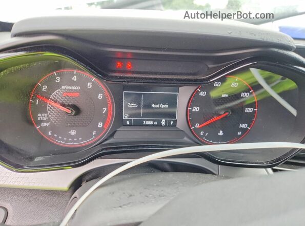 KL77LGE22RC197688 2024 CHEVROLET TRAX Gray Սարքավորումների վահանակի տեսք