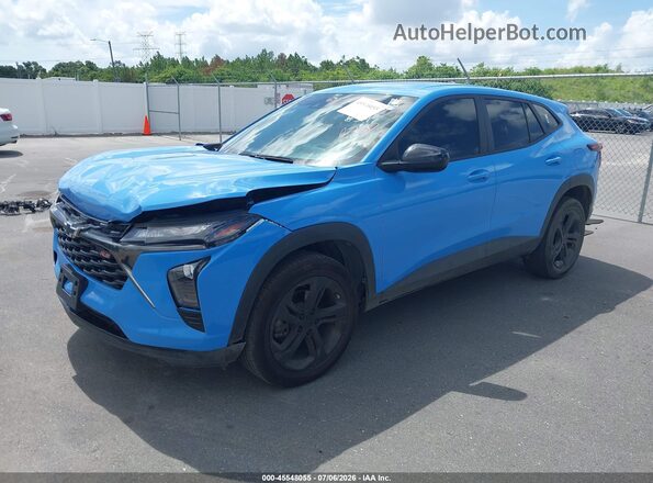 KL77LGE23RC198347 2024 CHEVROLET TRAX Light Blue Przód lewy
