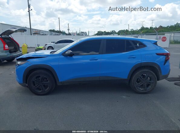 KL77LGE23RC198347 2024 CHEVROLET TRAX Light Blue Widok wnętrza 360 stopni