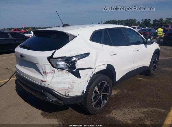 KL77LGE24RC076788 2024 CHEVROLET TRAX White Tył prawy