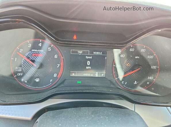 KL77LGE24RC186482 2024 CHEVROLET TRAX White Instrument cluster view