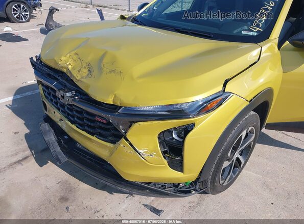 KL77LGE25RC031715 2024 CHEVROLET TRAX Yellow Դիմացի տեսք