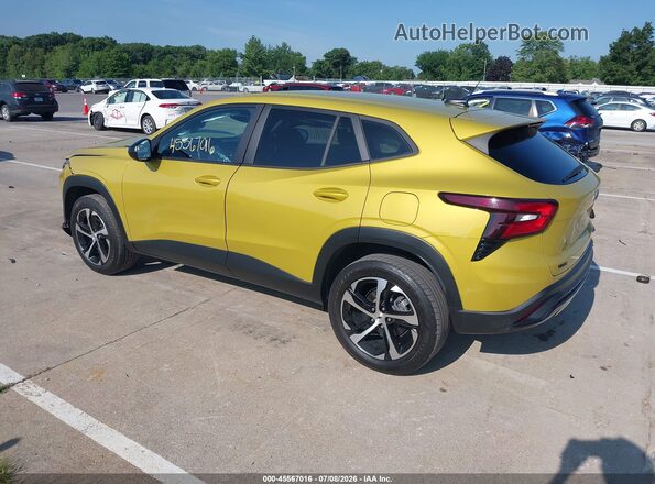 KL77LGE25RC031715 2024 CHEVROLET TRAX Yellow Հետևի ձախ