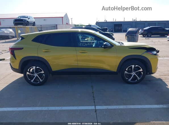 KL77LGE25RC031715 2024 CHEVROLET TRAX Yellow Սալոնի հետևի տեսք