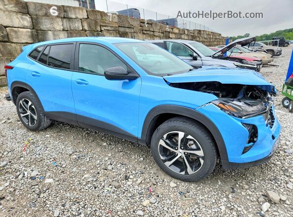 KL77LGE25RC041788 2024 CHEVROLET TRAX Blue წინა მარჯვენა