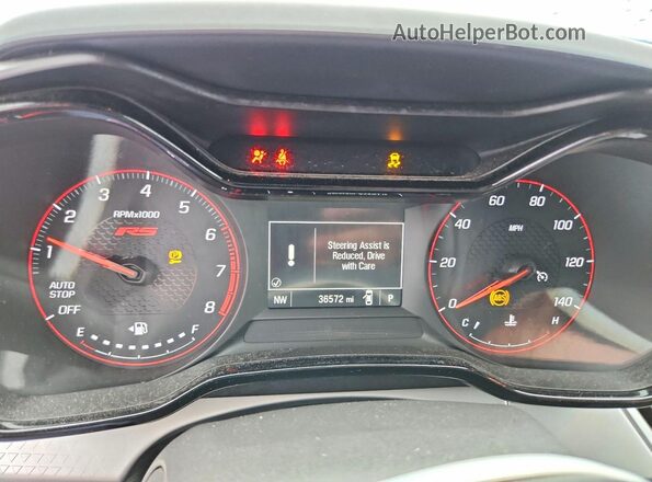KL77LGE25RC041788 2024 CHEVROLET TRAX Blue ხელსაწყოთა პანელის ხედი