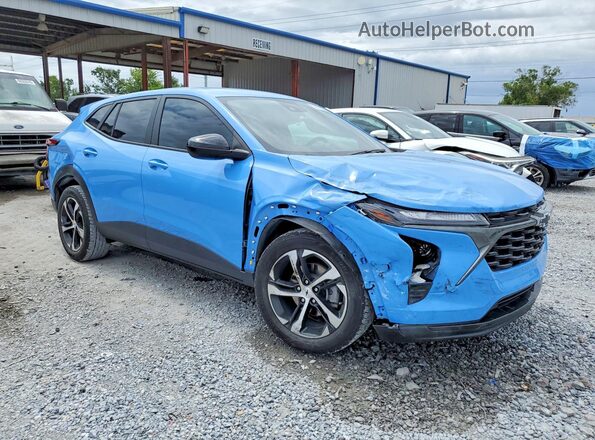 KL77LGE25RC059952 2024 CHEVROLET TRAX Blue Przód prawy