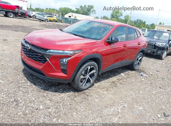 KL77LGE25RC214547 2024 CHEVROLET TRAX Red Front left