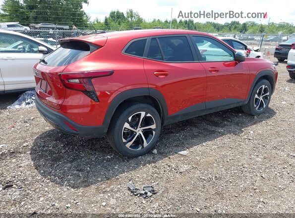 KL77LGE25RC214547 2024 CHEVROLET TRAX Red Rear right