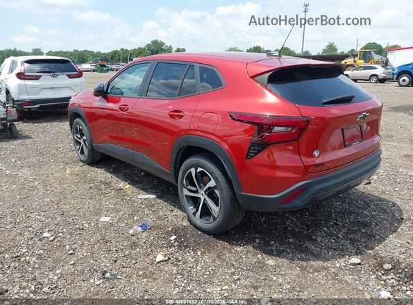 KL77LGE25RC214547 2024 CHEVROLET TRAX Red Rear left
